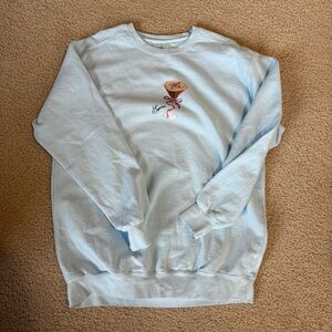 Sabrina Carpenter Light Blue Espresso Crewneck